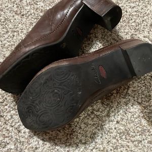 Clark’s brown boot